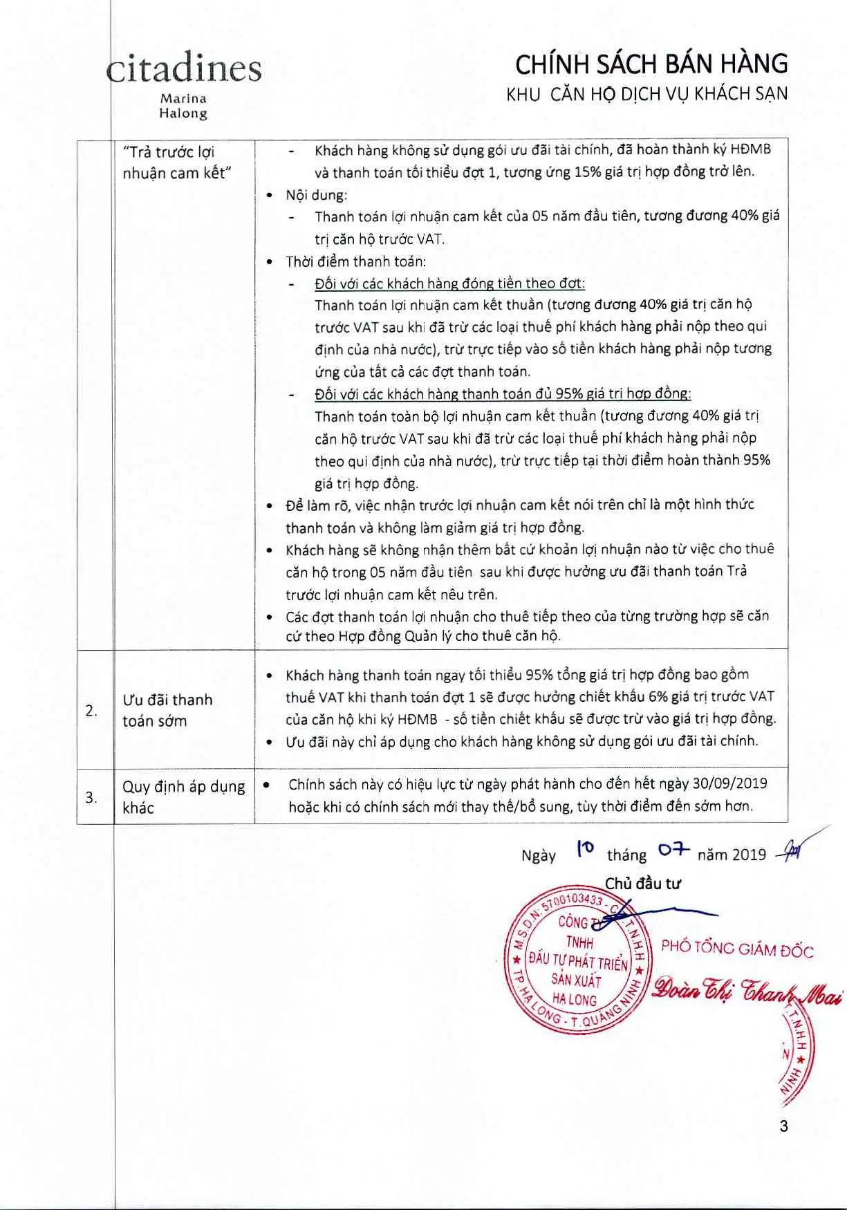 chinh sach ban hang citadines ha long 2