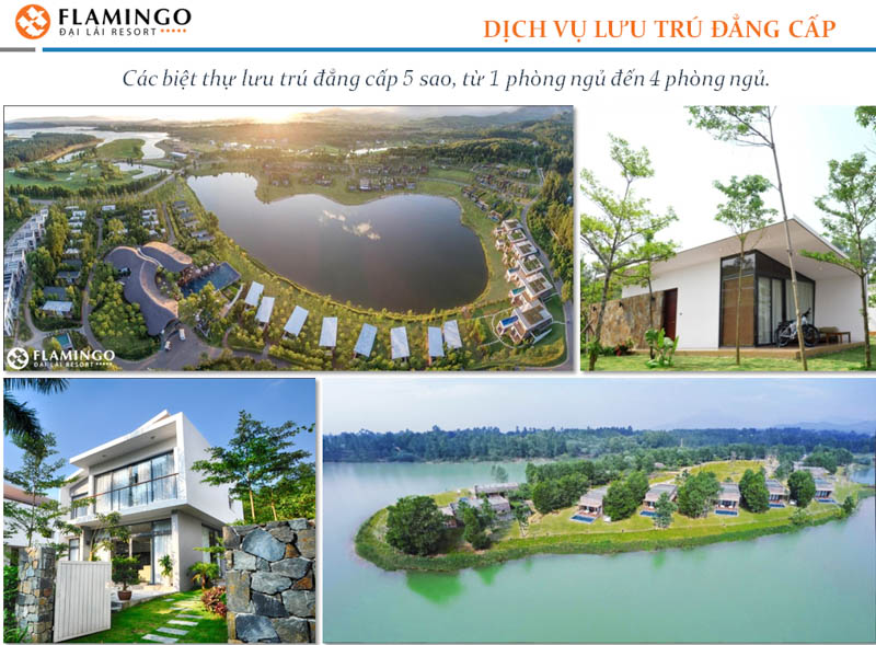 cac khu biet thu tai Flamingo Dai Lai Resort