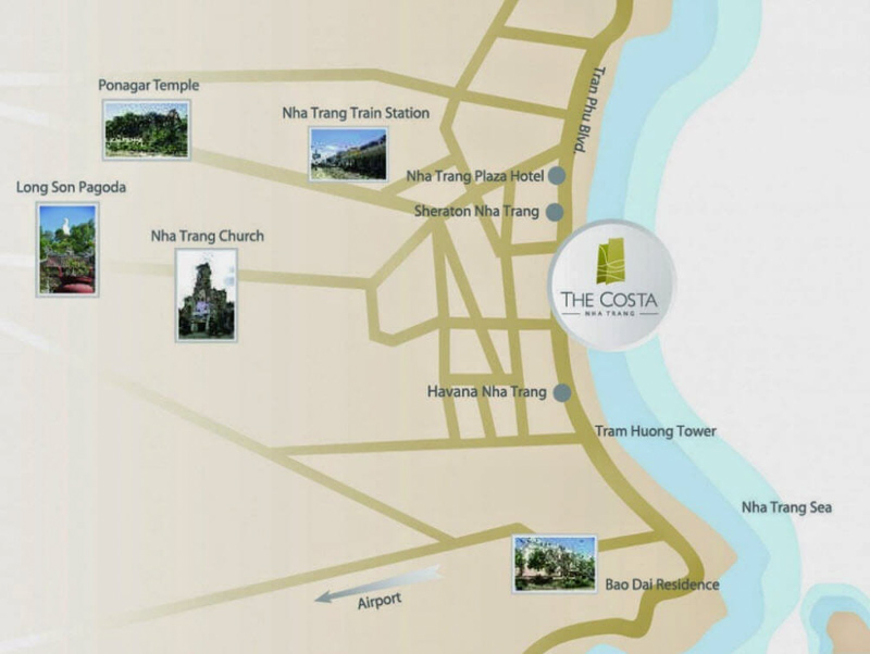 The Costa Nha Trang Residences – Giá bán 30/11/2023