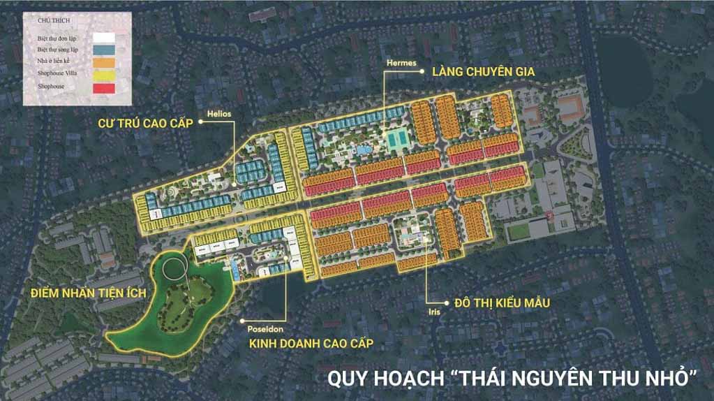 mat bang crown villas thai nguyen