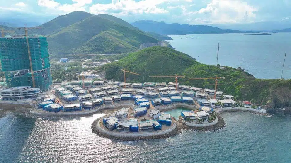 tien do xay dung gran melia