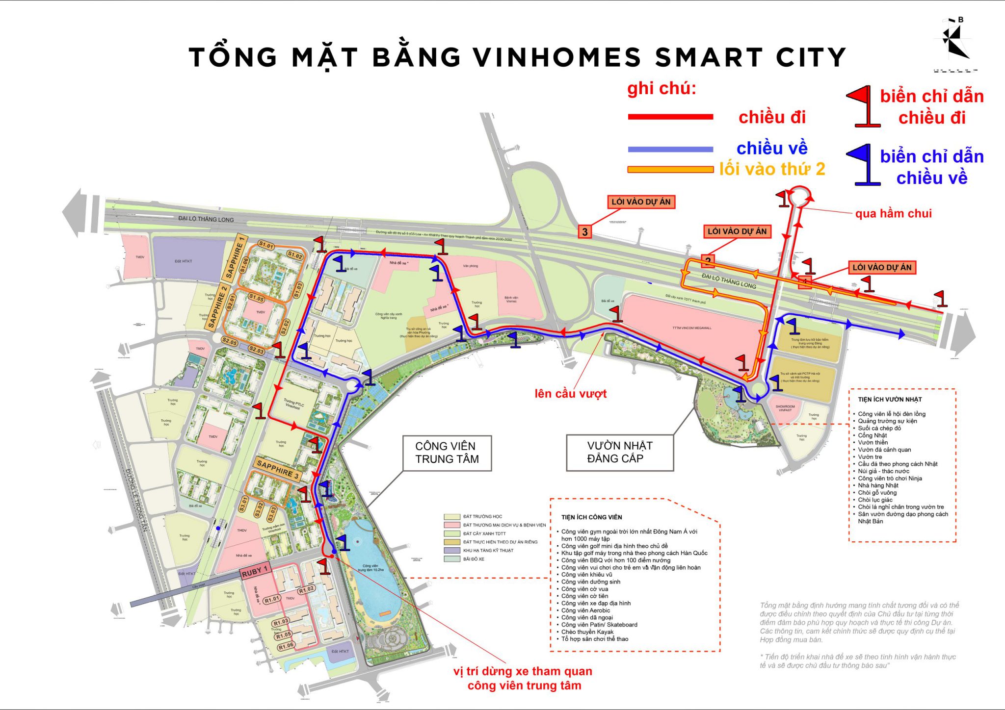 Mặt bằng dự án Vinhomes Smart City ra sao?