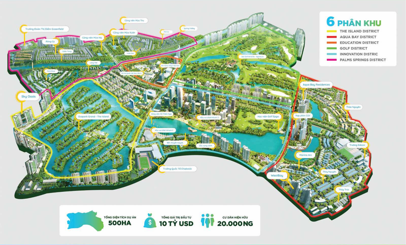 Phân khu Ecopark Hưng Yên mang tới đa dạng sự lựa chọn