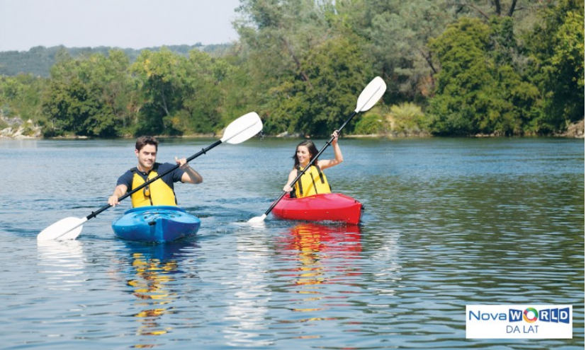 Chèo thuyền kayak - Tiện nghi giải trí nội khu đẳng cấp thượng lưu từ Novaworld Đà Lạt