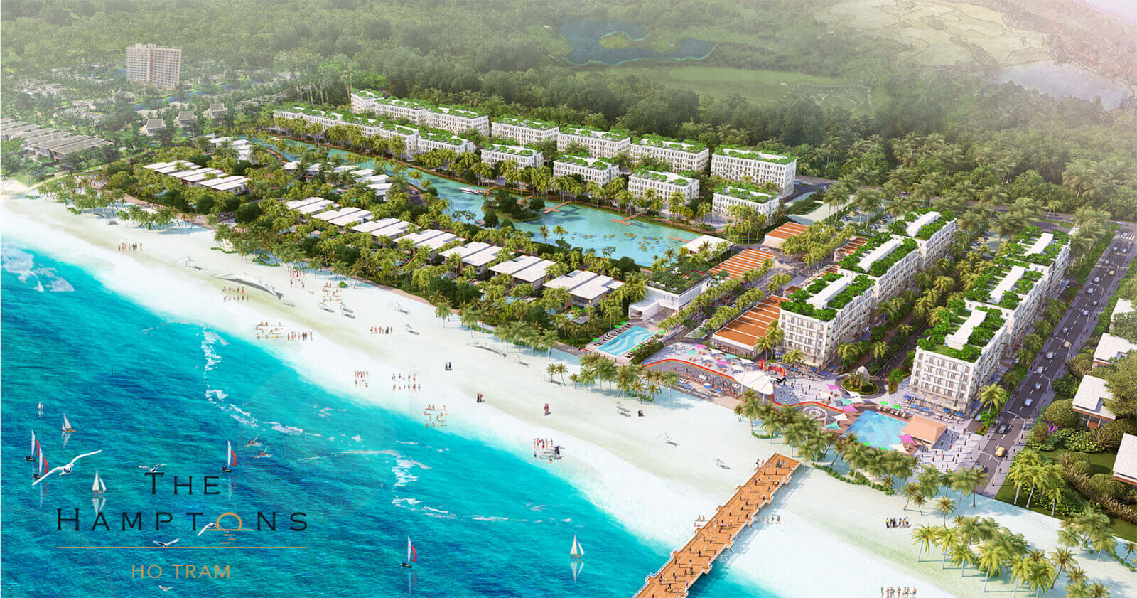 Dự án The Hamptons phát triển theo sự phát triển của du lịch Hồ Tràm