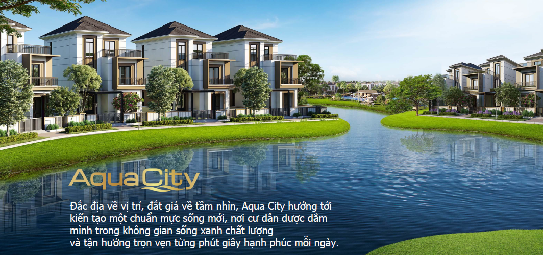 Ưu điểm của dòng nhà phố Aqua city 