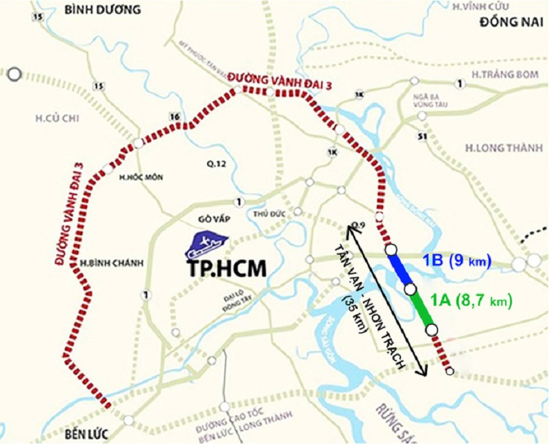 Đường Vành Đai 3 là dự án trọng điểm của TPHCM