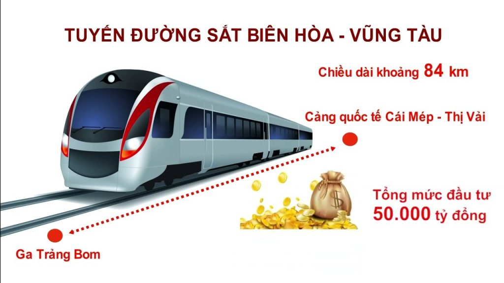 Đường sắt kết nối Vũng Tàu với Đồng Nai được đầu tư hơn 50 nghìn tỷ 