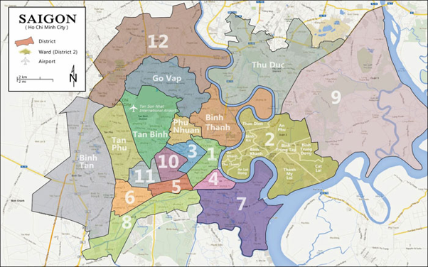 Bản đồ thành phố Hồ Chí Minh sử dụng cho người dân, du khách, nhà đầu tư 